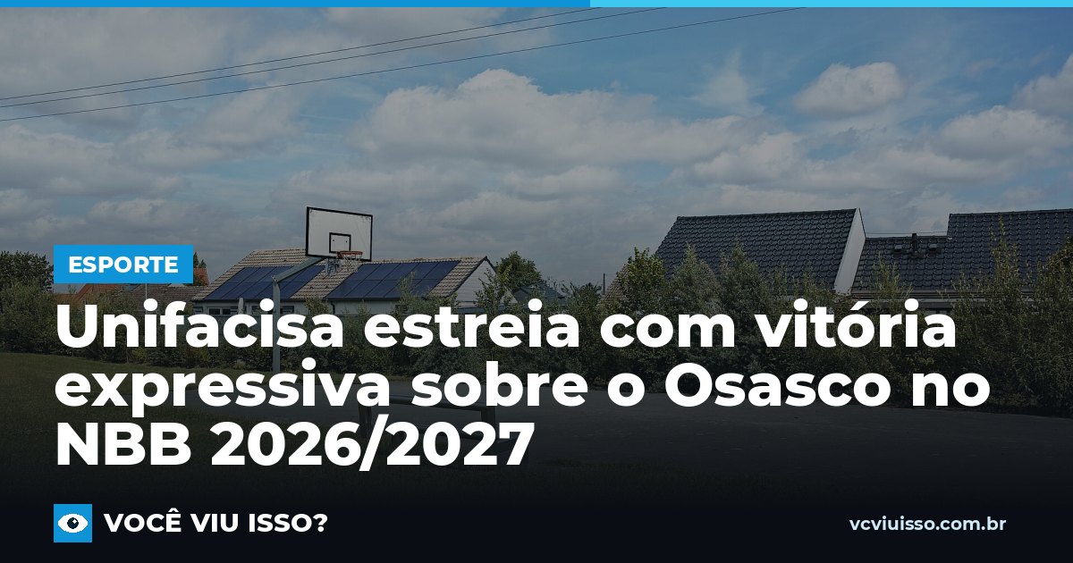 Unifacisa estreia com vitória expressiva sobre o Osasco no NBB 2026/2027