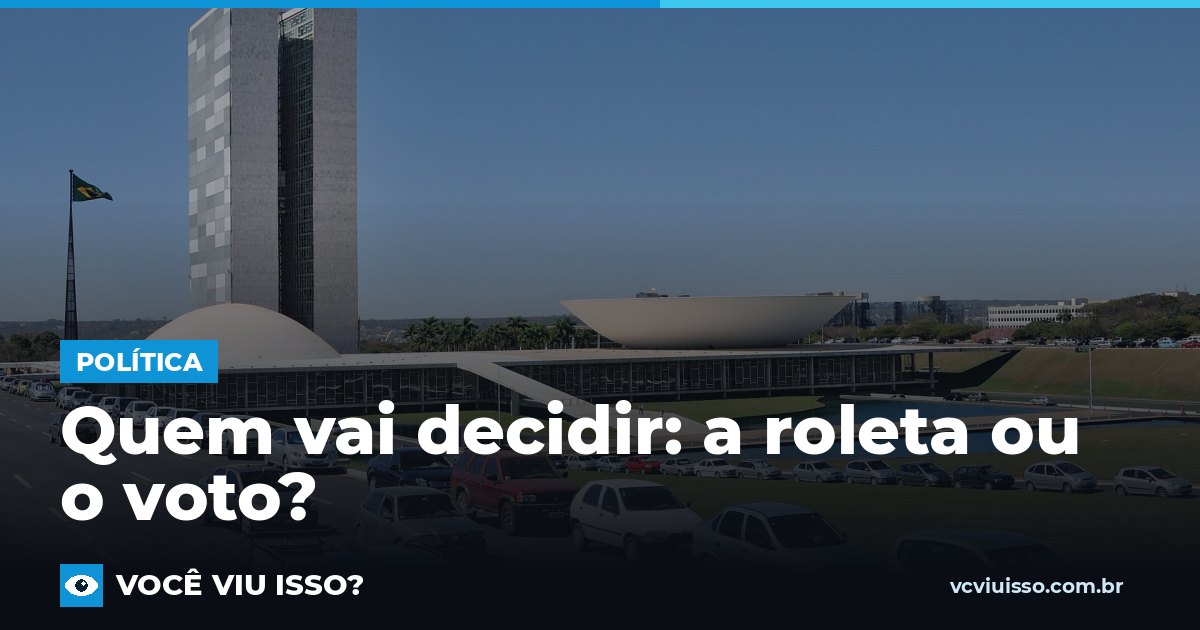 Card: Quem vai decidir: a roleta ou o voto?