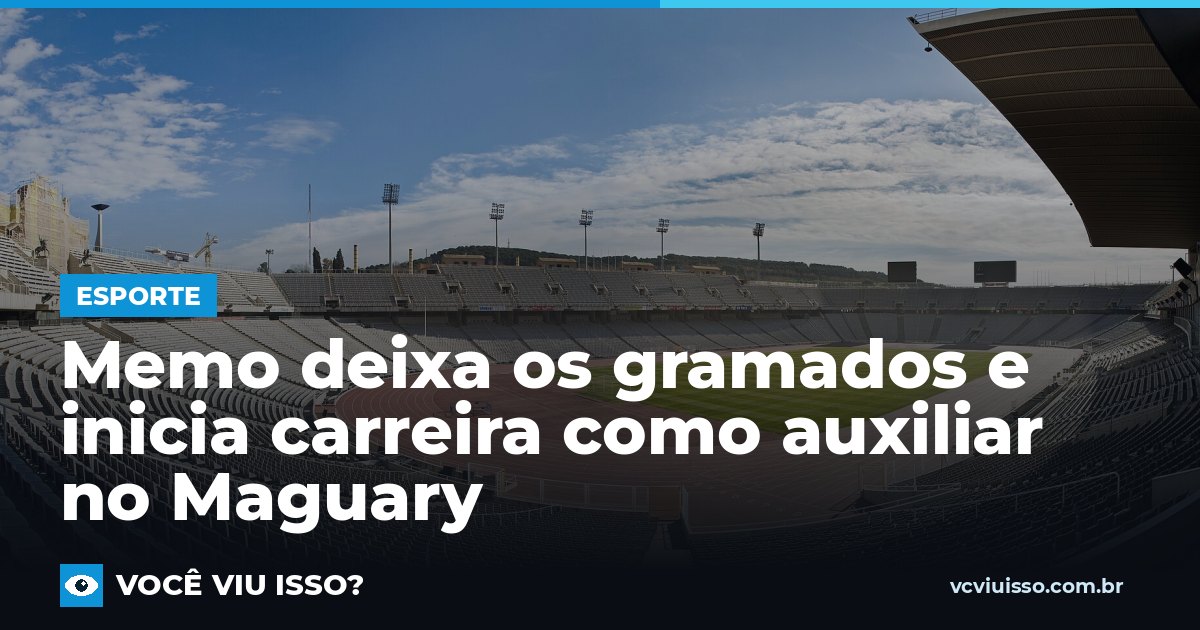Card: Memo deixa os gramados e inicia carreira como auxiliar no Maguary