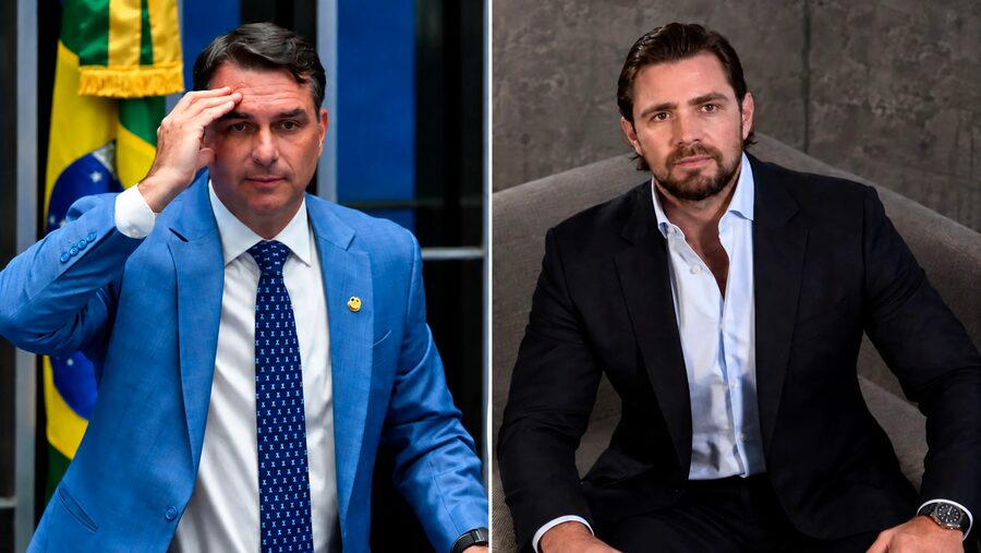 Flávio Bolsonaro se reuniu com ex-banqueiro Daniel Vorcaro em meio a negociações do Banco Master