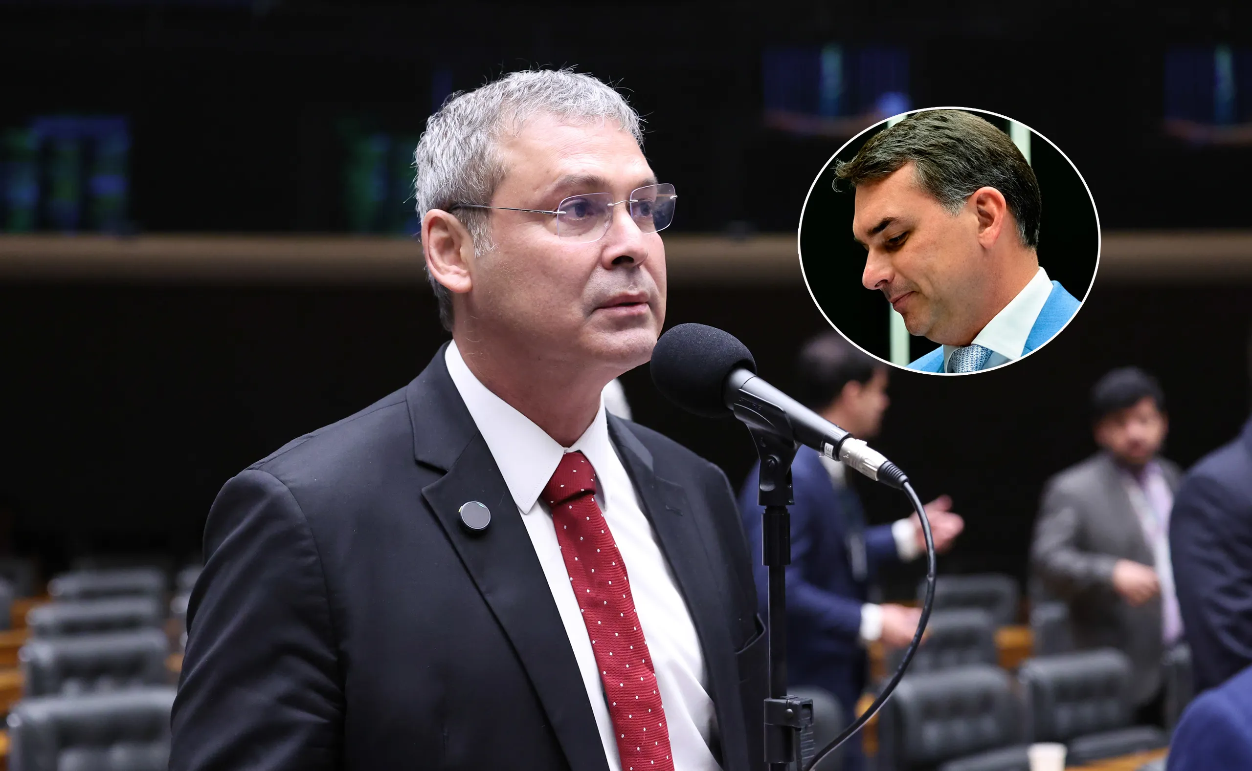 Flávio Bolsonaro quer ser presidente para se “blindar” da Justiça, diz Lindbergh Farias