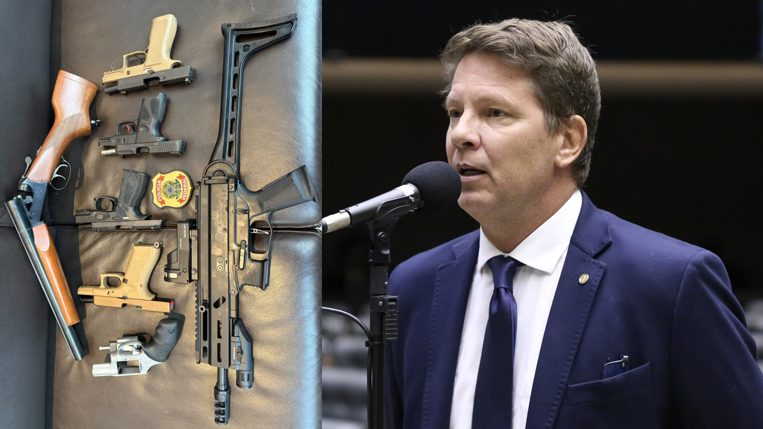 PF apreende arsenal de R$ 60 mil de Mario Frias não declarado à Justiça Eleitoral