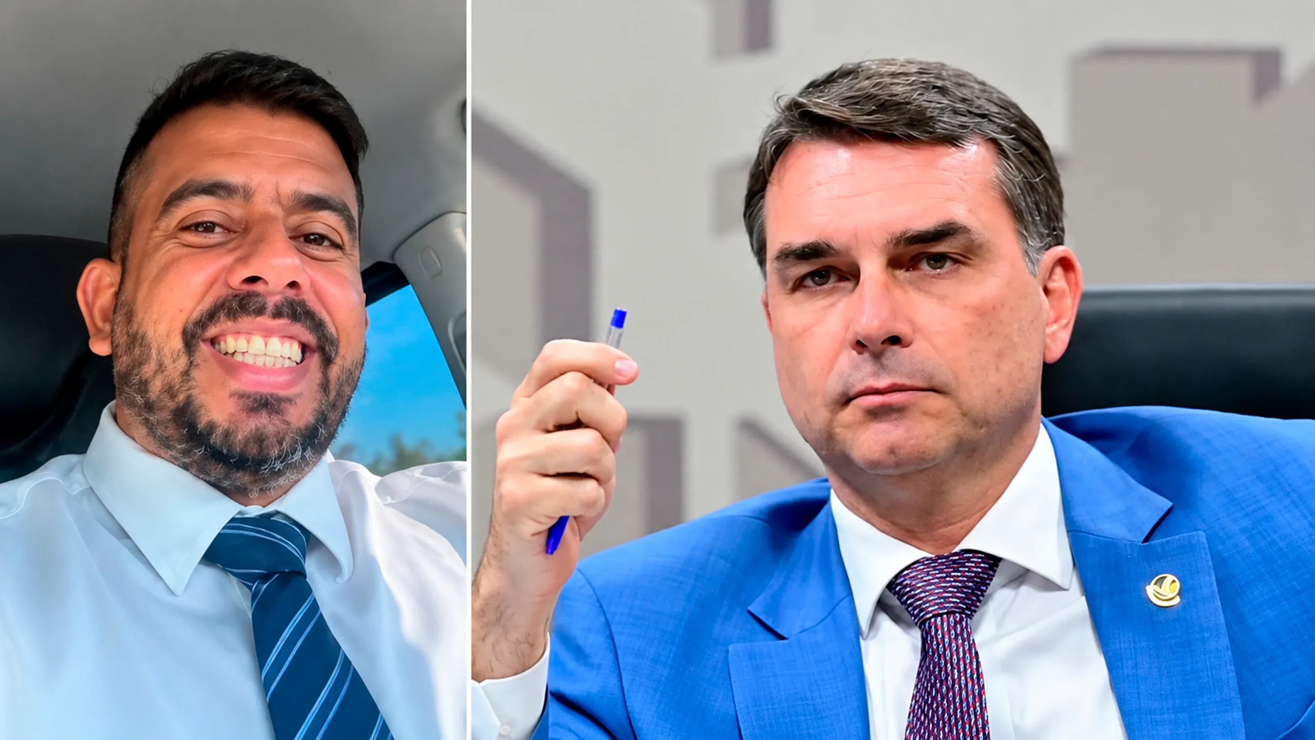 Miliciano chamou Flávio Bolsonaro de 'nosso senador' ao pedir emenda, aponta PF