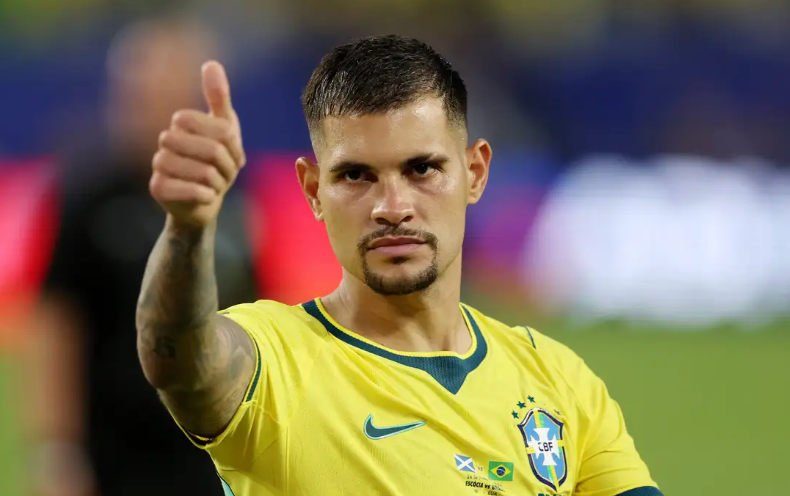 Bruno Guimarães diz que bateria de novo o pênalti perdido na Copa