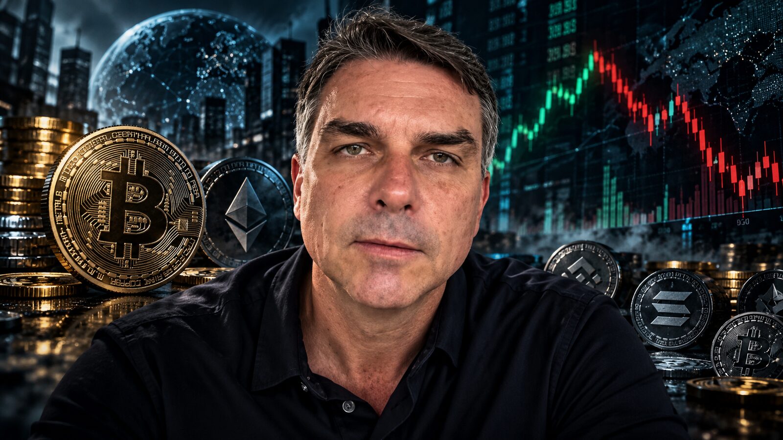 Criptomoeda ligada a Flávio Bolsonaro levanta questões sobre legalidade eleitoral