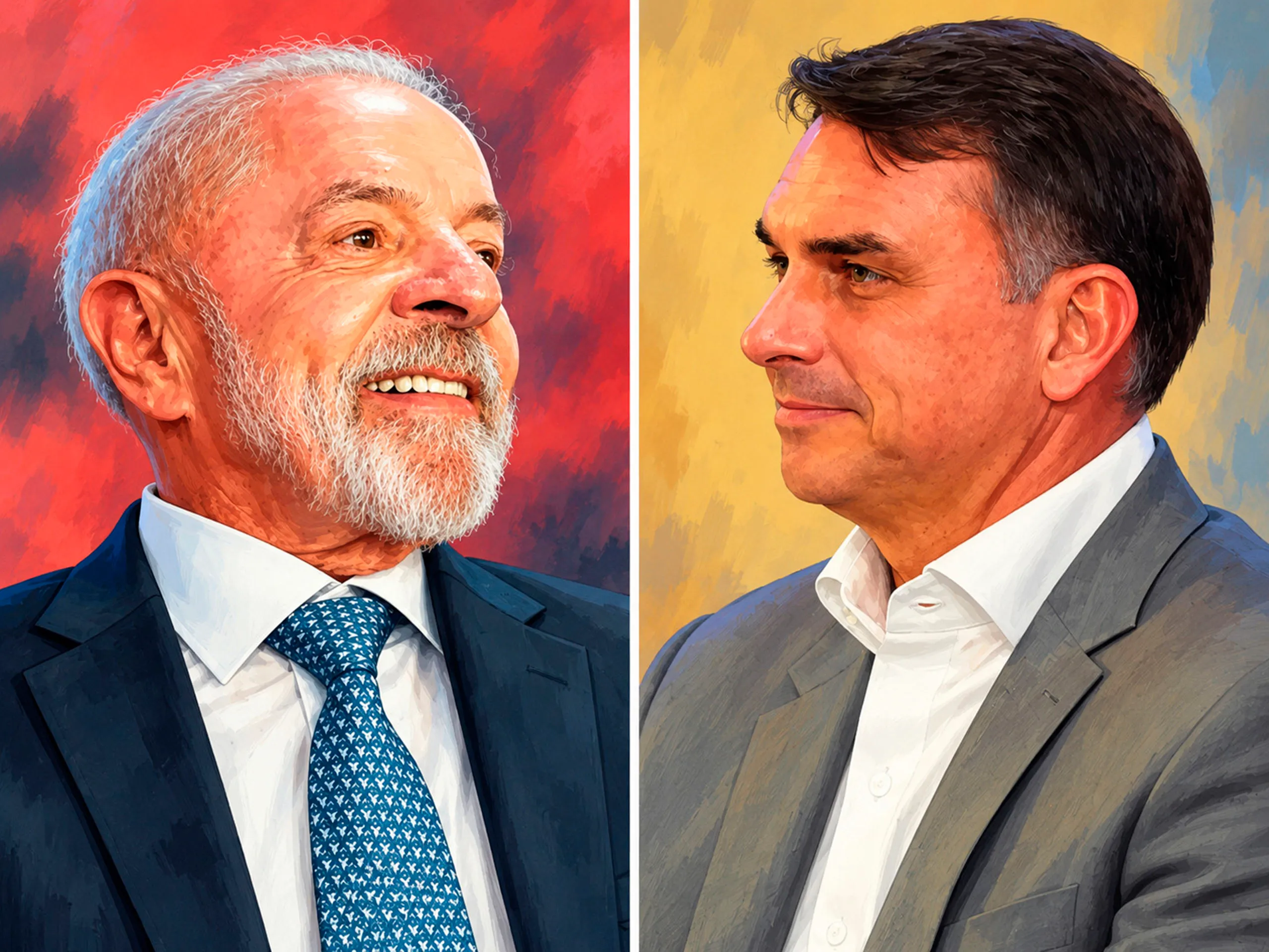 Pesquisa BTG/Nexus aponta empate técnico entre Lula e Flávio Bolsonaro