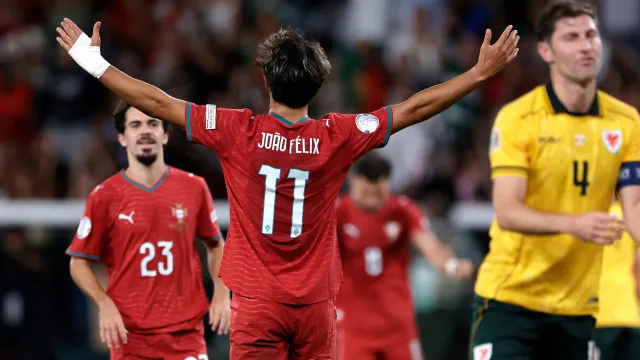Portugal vence País de Gales na estreia de Jorge Jesus