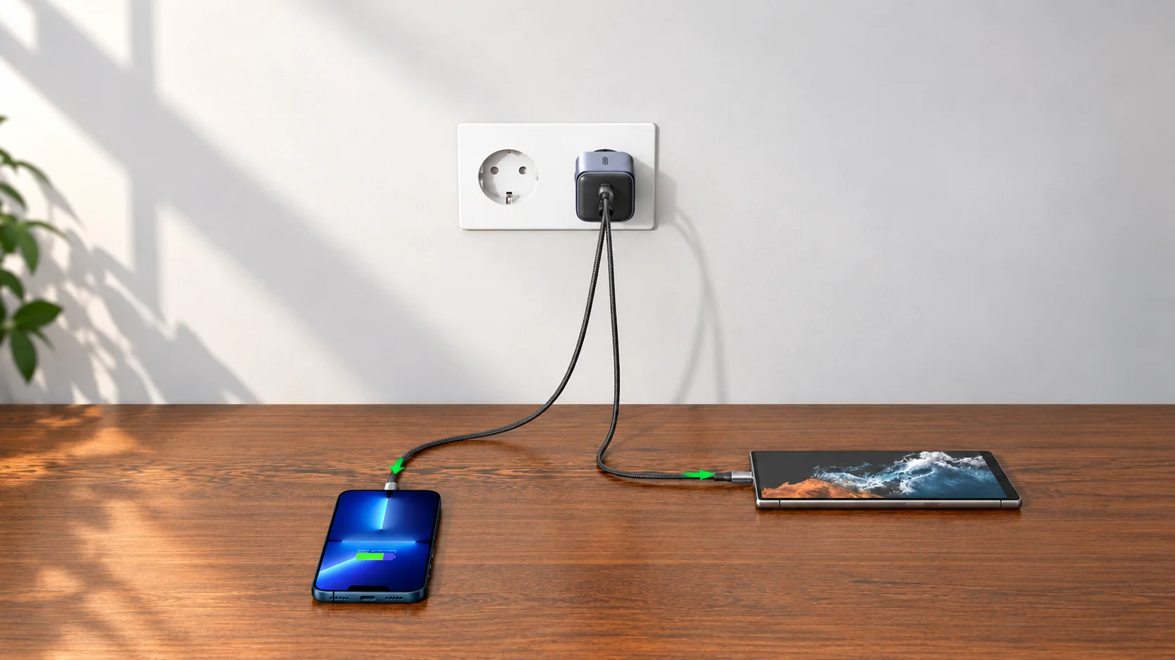 Carregador com múltiplas portas deixa celular mais lento?