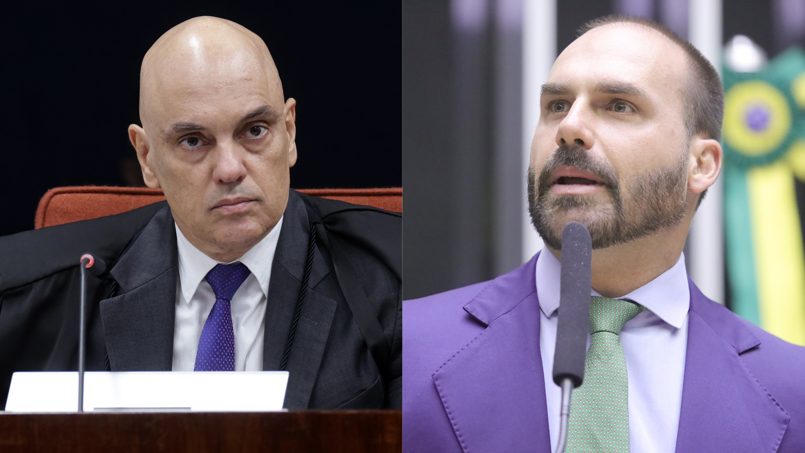 Moraes vota para manter condenação de Eduardo Bolsonaro a 4 anos de prisão