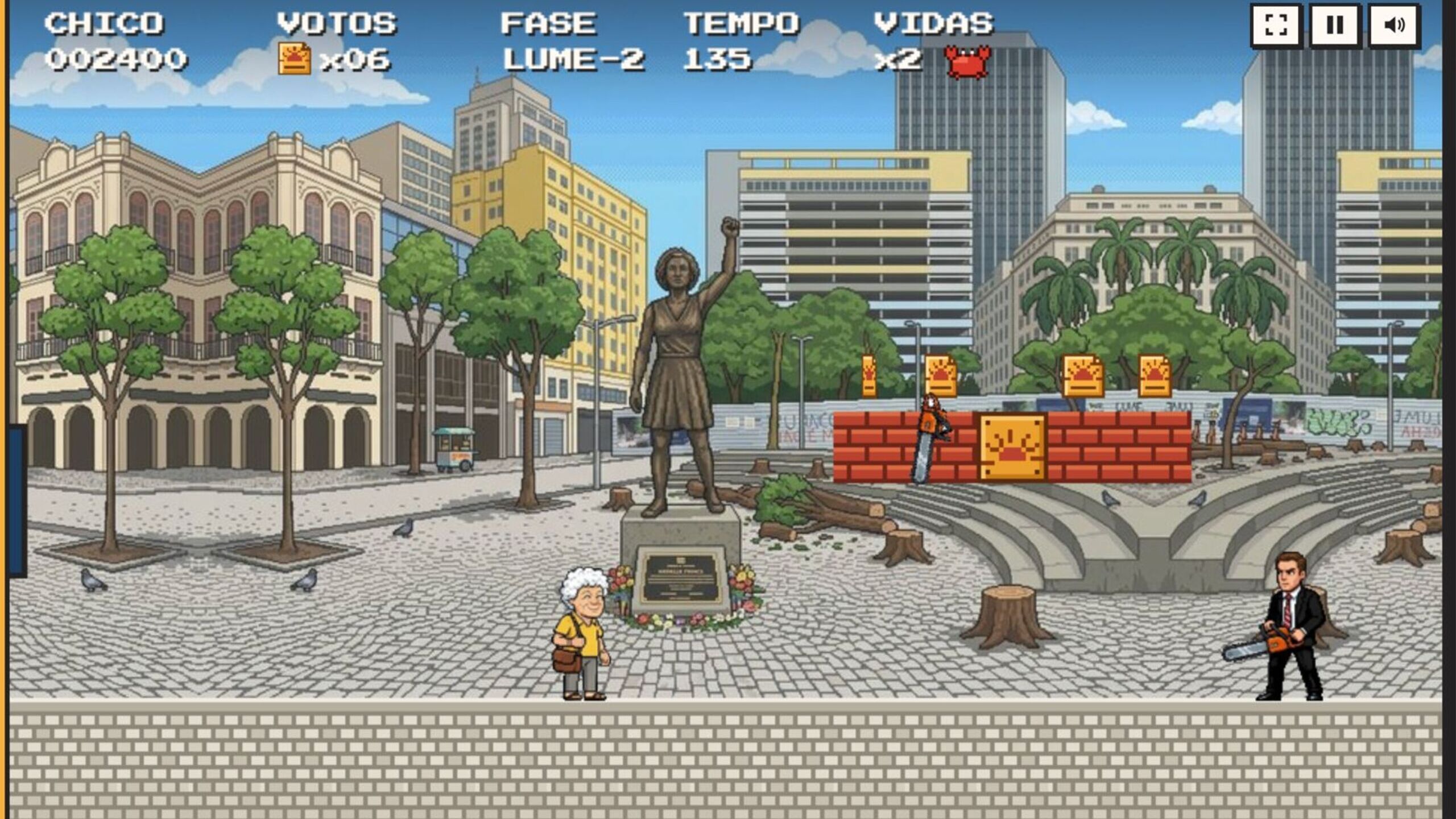 Campanha de Chico Alencar lança jogo eletrônico para combater especulação imobiliária no Rio