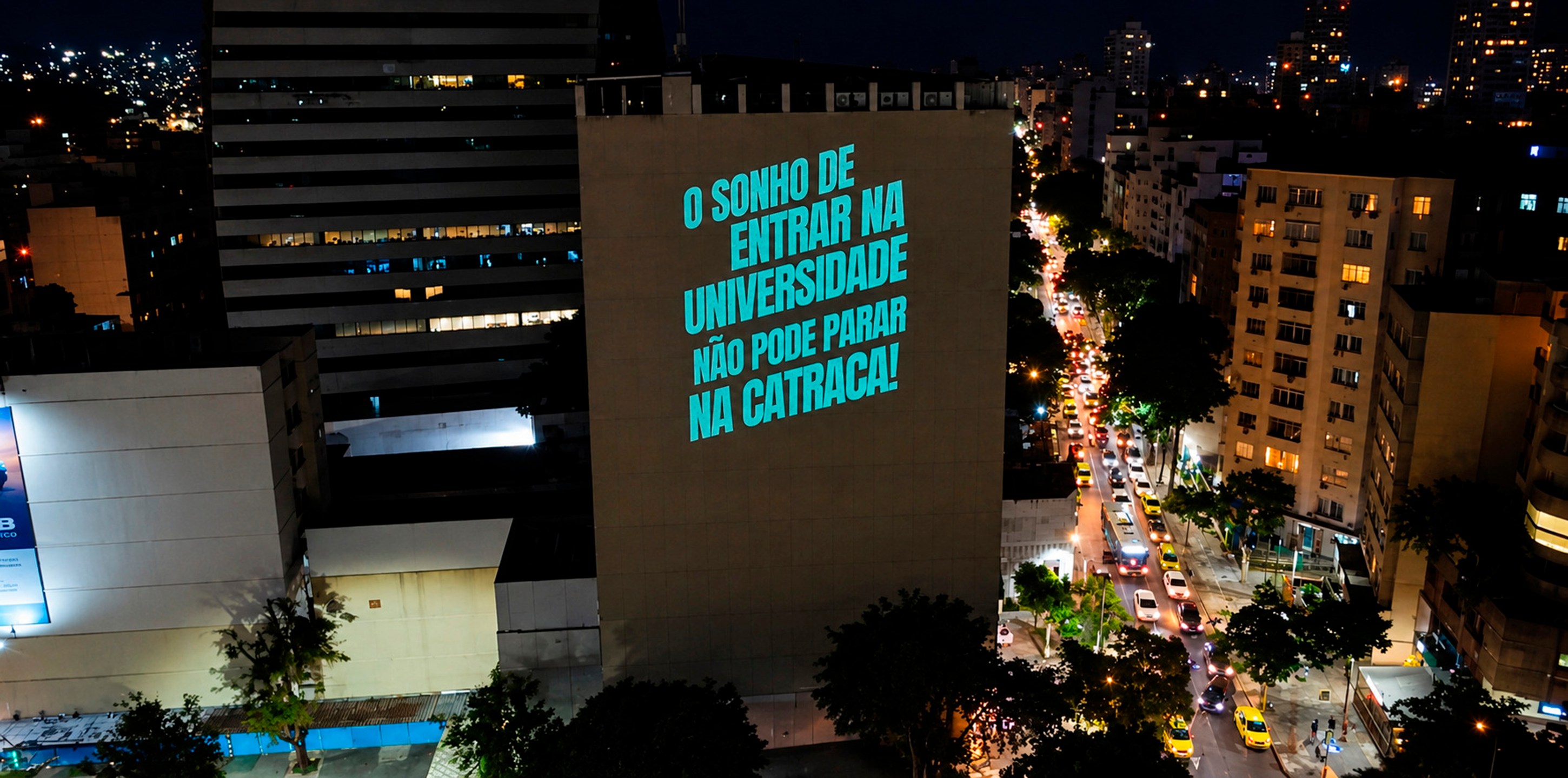 Projeção no Rio de Janeiro cobra tarifa zero para estudantes no Enem