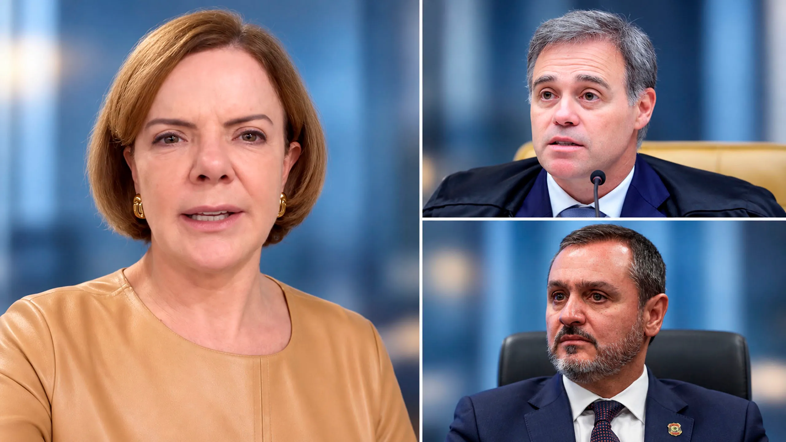 Gleisi Hoffmann critica afastamento de diretor da PF por André Mendonça