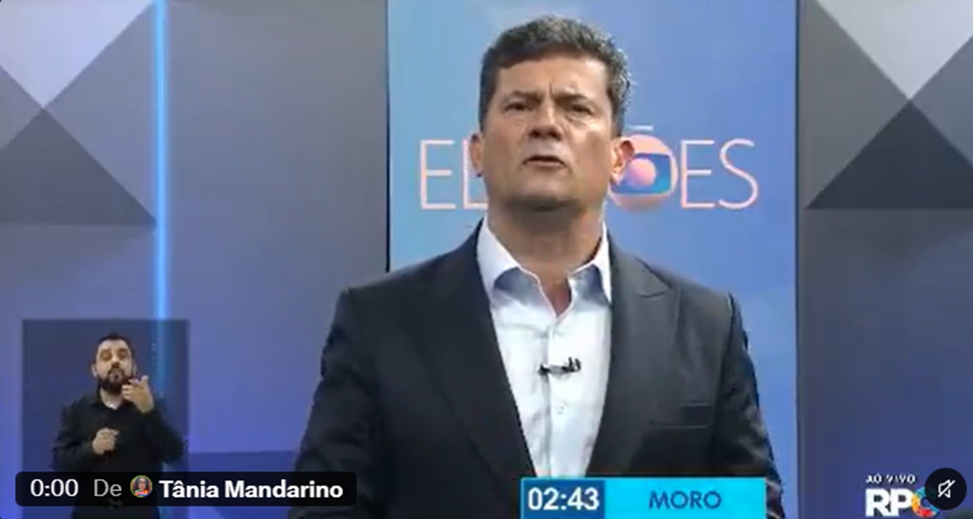 Moro comete gafes em debate e vira alvo de comentários nas redes sociais
