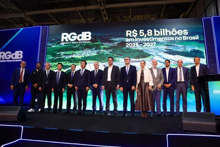 Renault Geely investe R$ 2 bilhões na produção de carro elétrico no Brasil