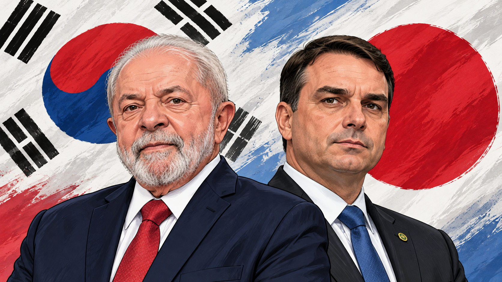 Lula vence entre brasileiros na Coreia do Sul; Flávio Bolsonaro lidera no Japão